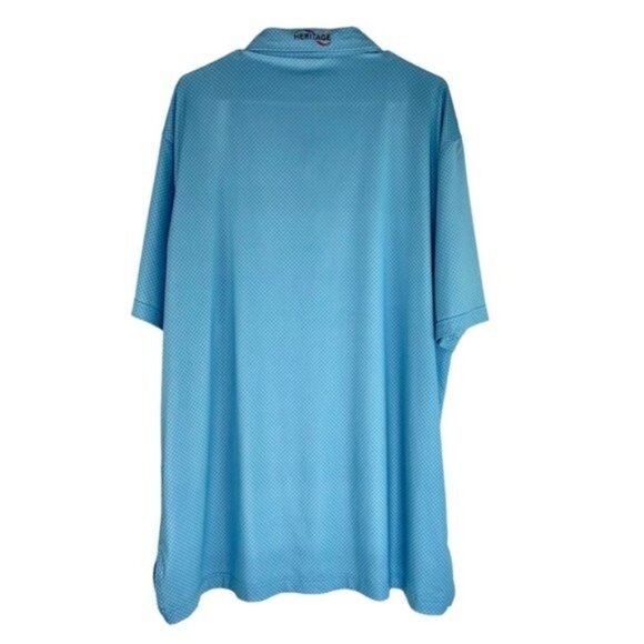 Peter Millar Summer Comfort Blue Short Sleeve Polo - Picture 5 of 5